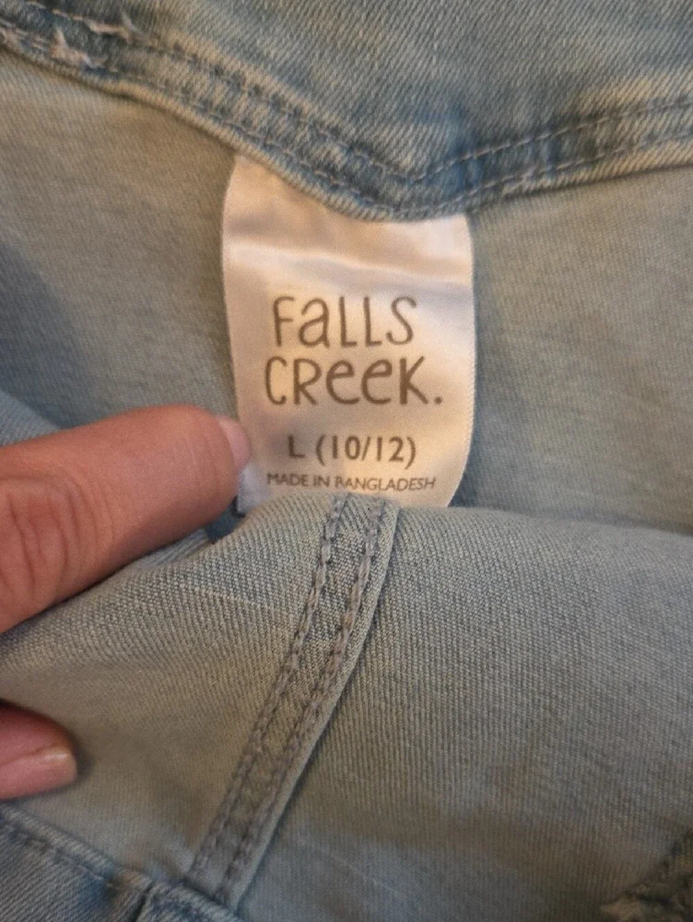 Falls Creek Light Blue Denim Overalls
